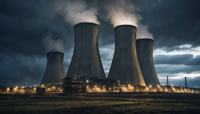 ai generated, nuclear, reactor, energy, radioactive, uranium, industry, electricity, technology, atomic, industrial