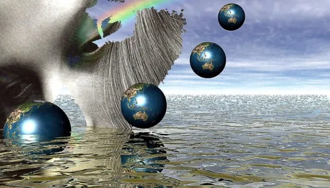 graphic, computer, earth, human, rainbow, face, nature, woman