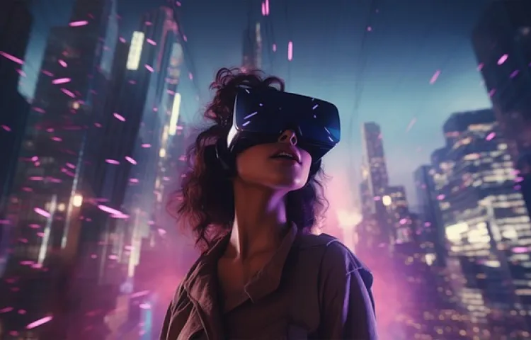 ai generated, cyberpunk, woman, virtual reality, vr, city, technology, science fiction, urban, virtual reality, virtual reality, virtual reality, vr, vr, vr, vr, vr